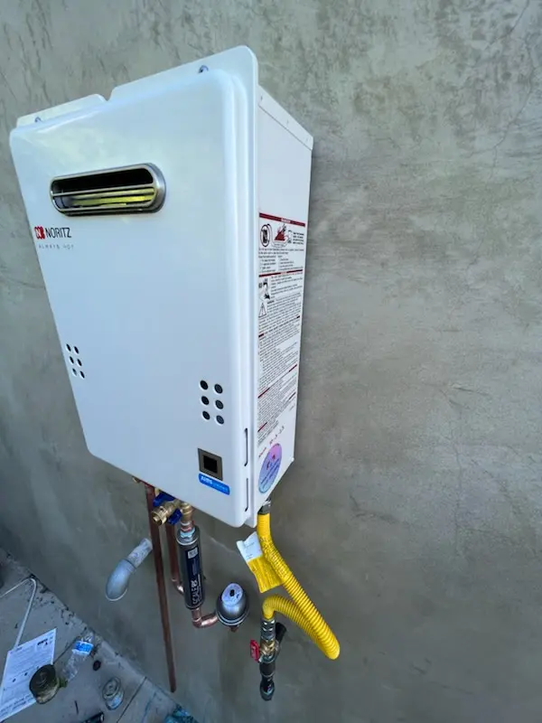 Tankless water heater installation for Lucerne Mines homes